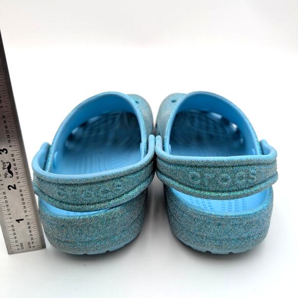 Crocs Baya Unisex Kids Slip-On Clogs Slippers Lightweight Blue Size USJ1 EU16 - Picture 5 of 8